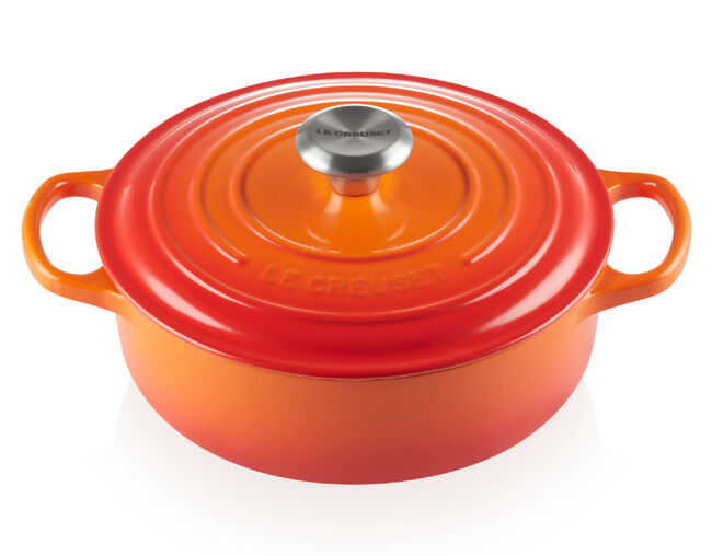 PANELA RISOTTO 30CM Laranja Le Creuset - Ideal para Risotos e Cozimento Uniforme
