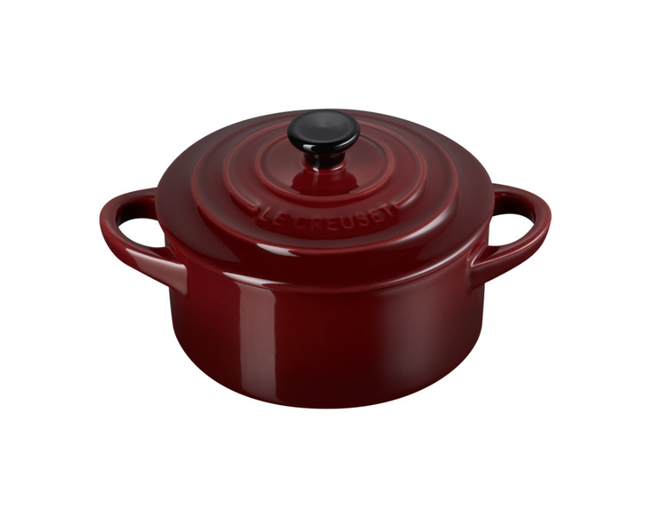 MINI COCOTTE 250ML (PEG PRETO) Rhone Le Creuset