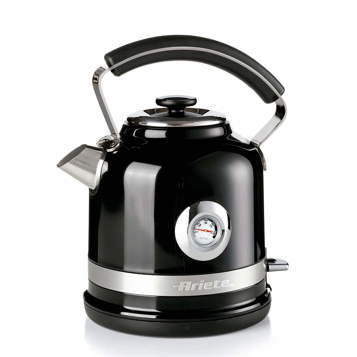CHALEIRA ELÉTRICA PRETA MODERNA 127V 1,7 L  - ARIETE - Estilo e Água Quente em Instantes