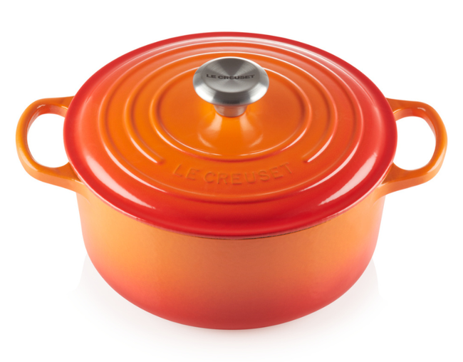 PANELA REDONDA 24CM Laranja Le Creuset - Clássico Premium