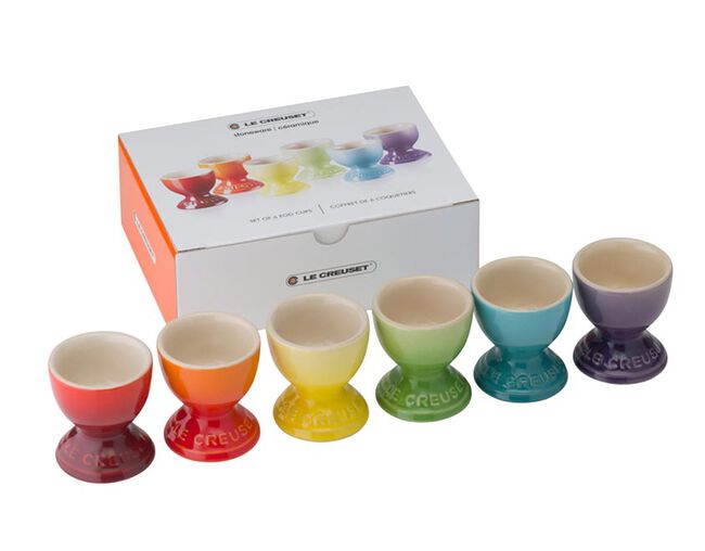 JOGO 6 SUPORTES PARA OVO - GIFT COLLECTION Le Creuset