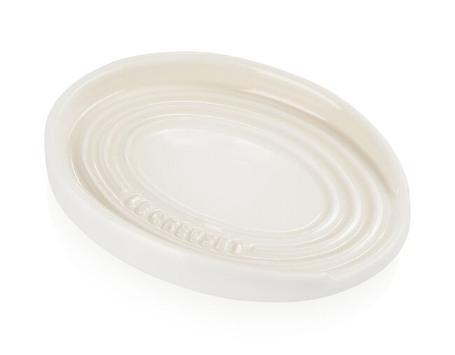 DESCANSO OVAL PARA  COLHER 16CM Meringue Le Creuset