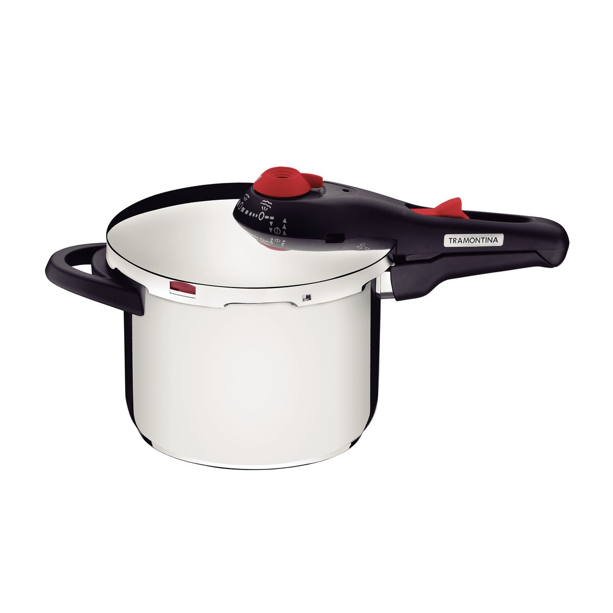 PANELA DE PRESSÃO AÇO INOX 6L SOLAR - TRAMONTINA - Fundo Triplo e Segurança