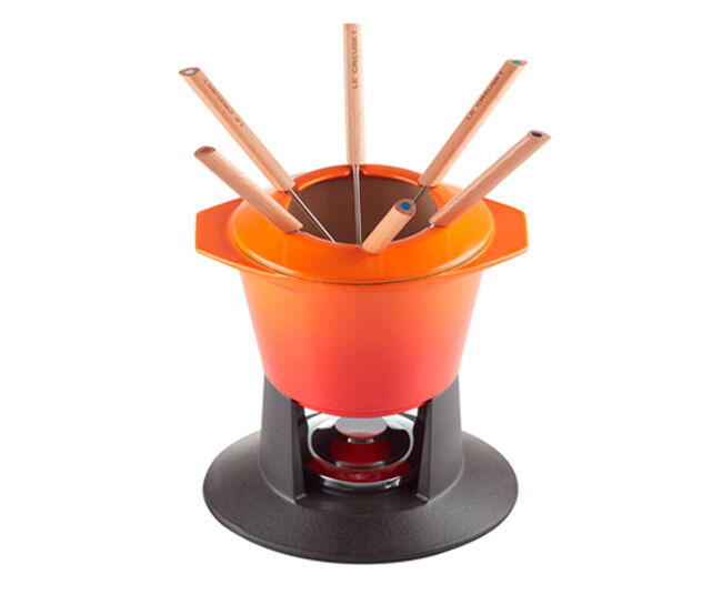 APARELHO DE FONDUE GOURMAND Laranja Le Creuset
