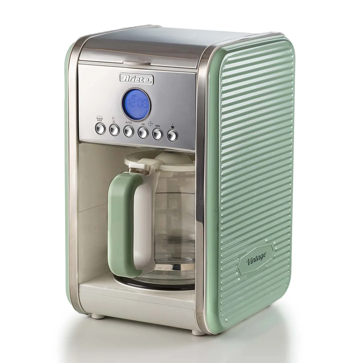 CAFETEIRA MANUAL VERDE VINTAGE 127V - ARIETE - 4 a 12 Xícaras com Estilo Retrô