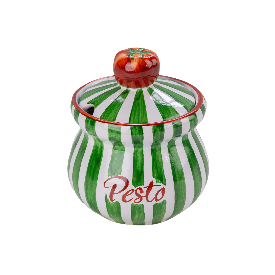 POTE PARA MOLHO PESTO ITÁLIA GOURMET VERDE POMODORO