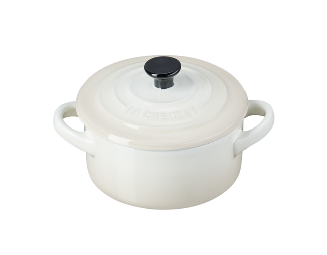 MINI COCOTTE 250ML (PEG PRETO) Meringue Le Creuset