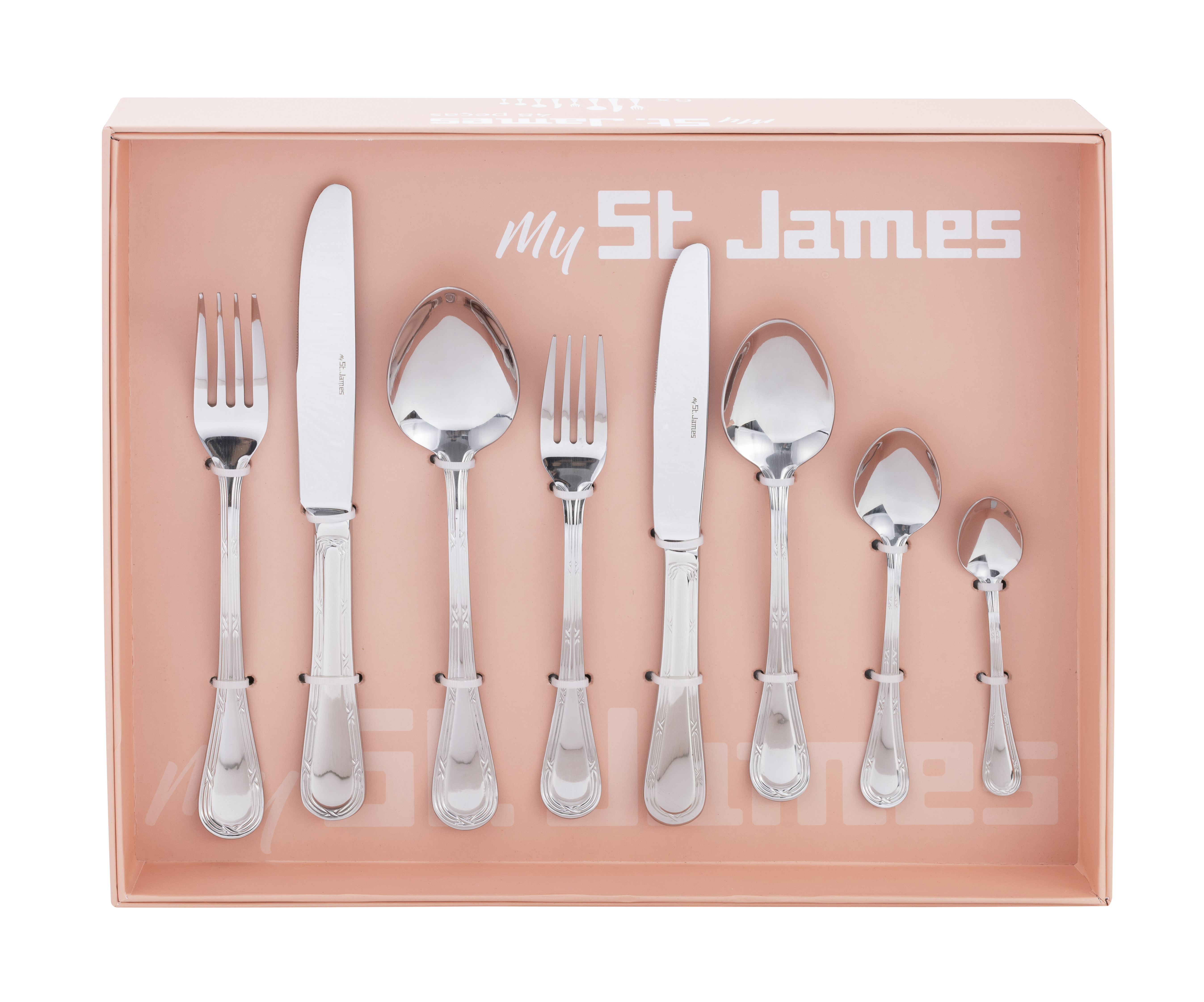 FAQUEIRO 48 PÇS LACE INOX - ST. JAMES