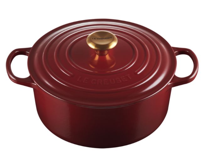 PANELA REDONDA 24CM SIG (PEG DOURADO) Rhone Le Creuset