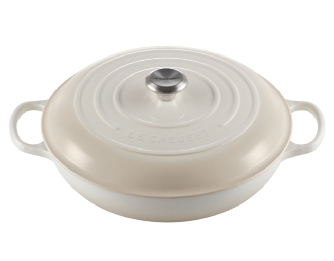CAÇAROLA BUFFET 30CM SIG Meringue Le Creuset