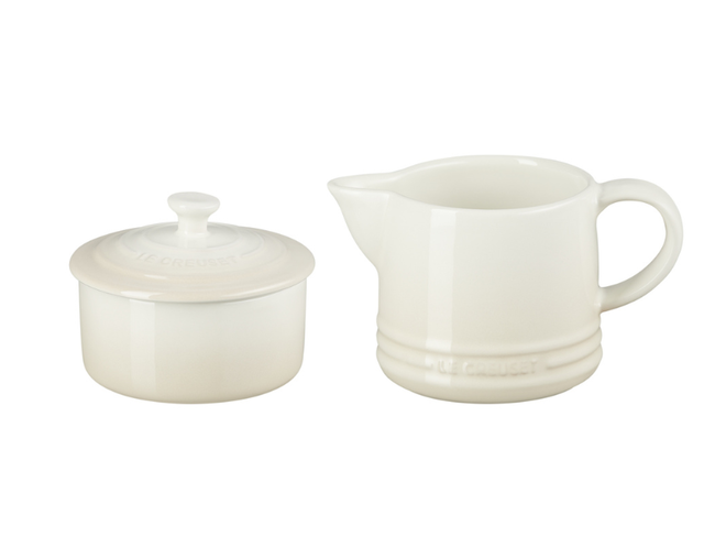 KIT CREAM AND SUGAR SIG Meringue Le Creuset