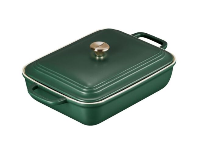 TRAVESSA RETANGULAR C/ TAMPA 4L Foret (PEG DOU) Le Creuset