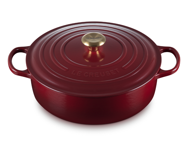 PANELA RISOTTO 30CM (PEG DOU) Rhone Le Creuset - Ideal para Risotos e Cozimento Uniforme