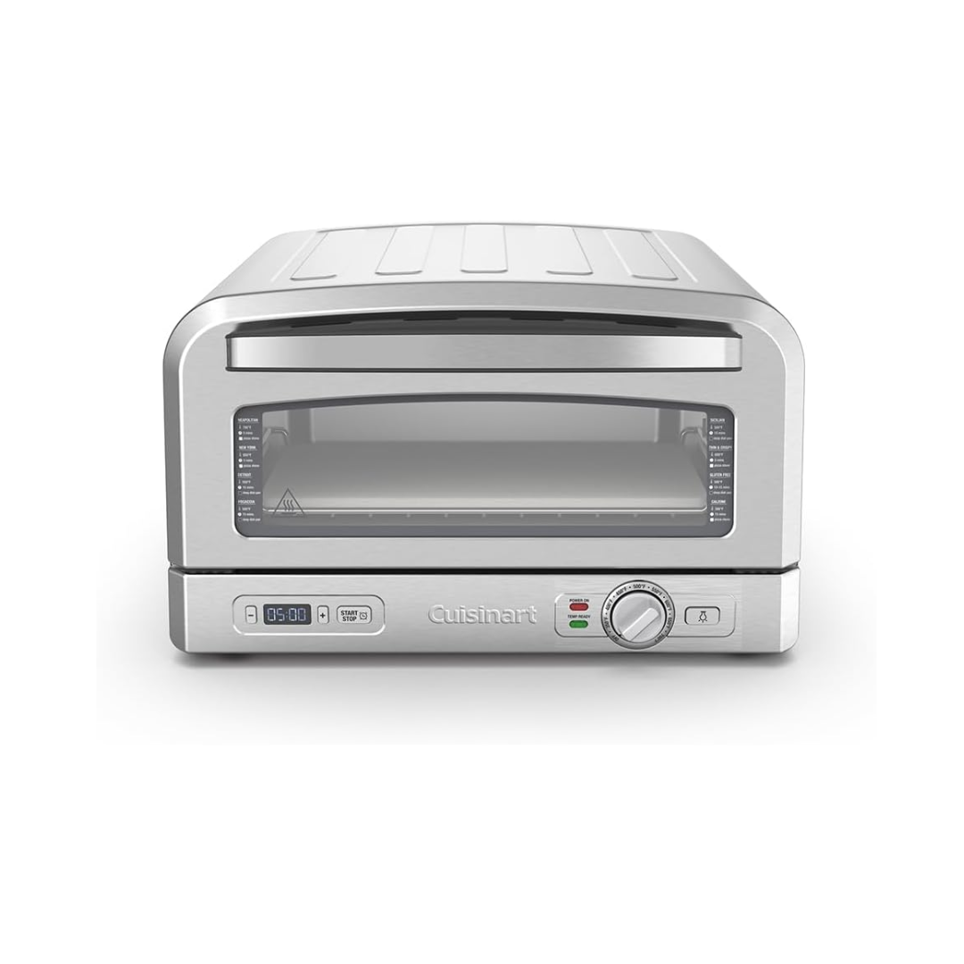 FORNO PARA PIZZA 17L 127V - CUISINART | Compacto e eficiente, prepara pizzas com rapidez.