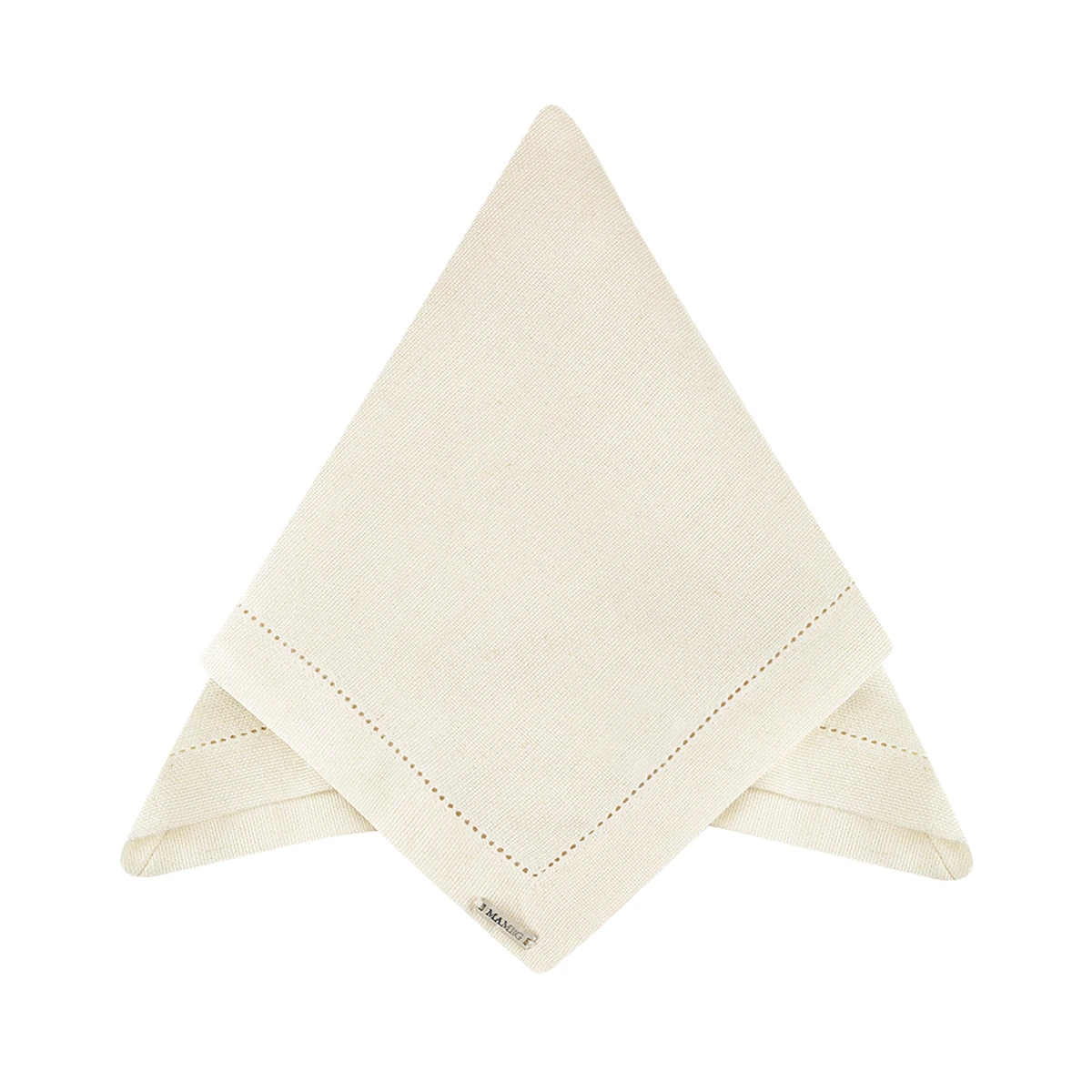JG C/6 GUARDANAPOS AJOUR LINHÃO OFF WHITE MAMEG