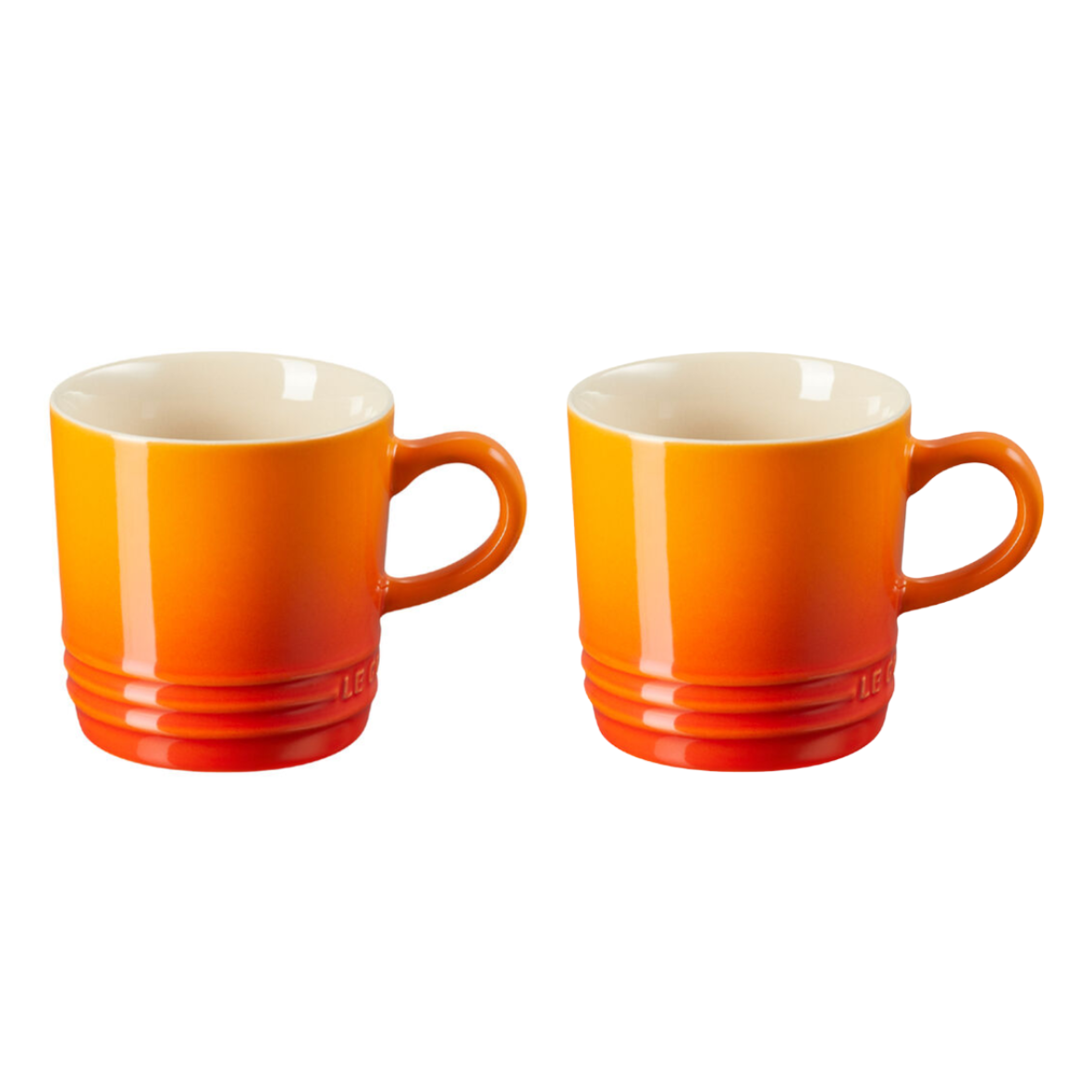 JG C/2 CANECAS 200ML LONDON Laranja Le Creuset