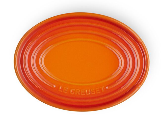 JG C/2 DESCANSOS OVAL PARA  COLHER 16CM Laranja Le Creuset