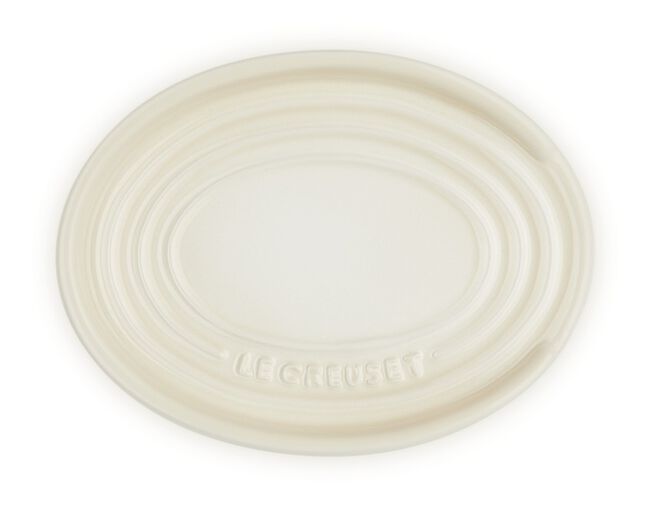 JG C/2 DESCANSOS OVAL PARA COLHER 16CM Meringue Le Creuset